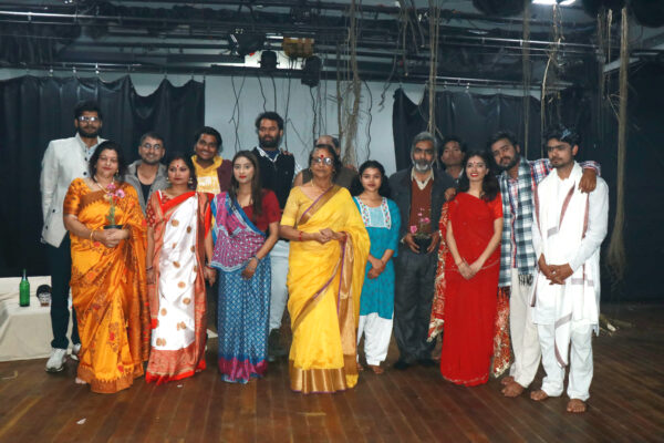 The play Pagla Ghoda was staged at the Sangeet Natak Academy, Lucknow
