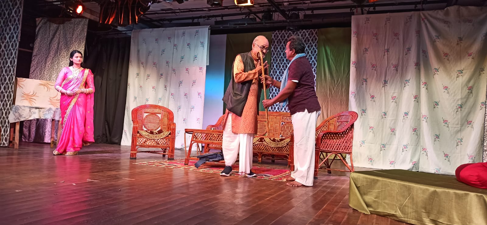 The play 'Udhaar Pati' staged at Sangeet Natak Akademi